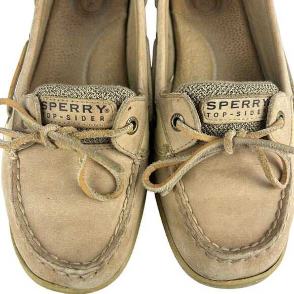 Sperry Top-Sider Angelfish Boat Shoes – Tan Leather, Size 10 - Picture 1 of 8